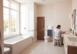 Badezimmer barrierefrei im Mehrgenerationenhaus gestalten