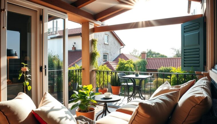 Balkon und Terrasse im Mehrgenerationenhaus nutzen