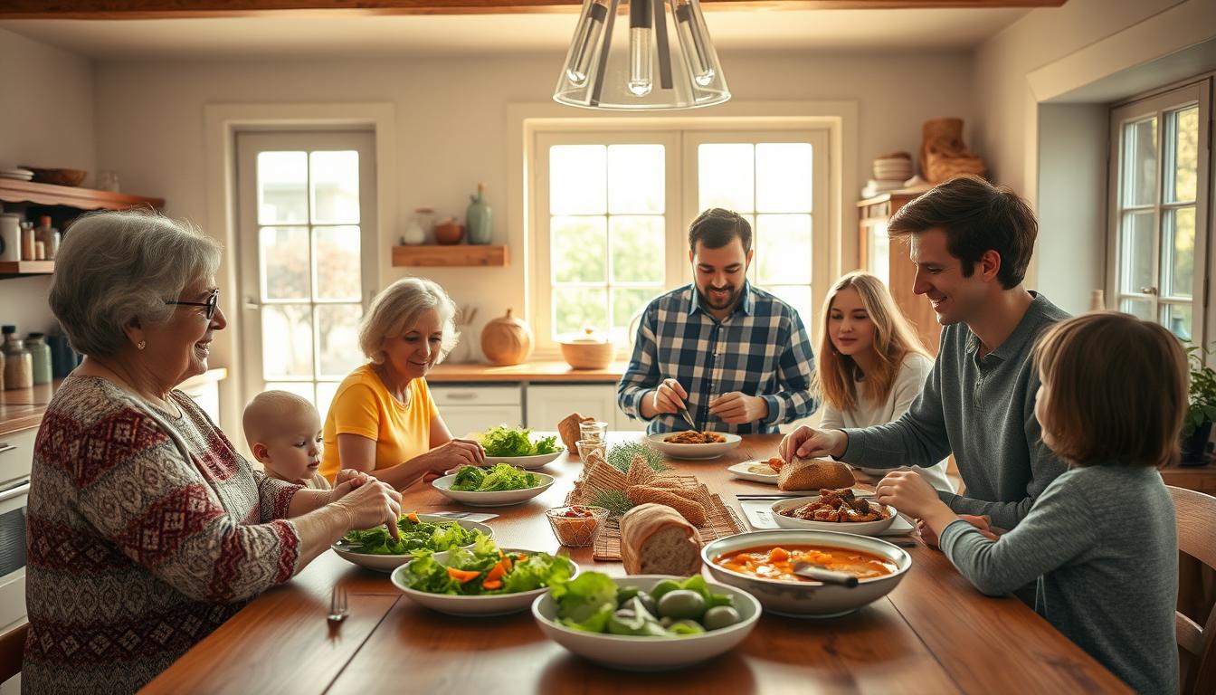 Ernährung im Mehrgenerationenhaus: Gesund für alle Generationen
