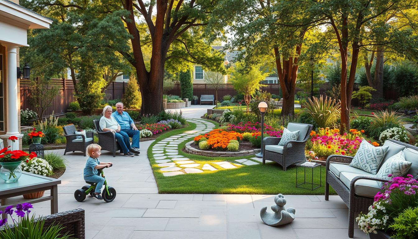Gartengestaltung im Mehrgenerationenhaus: Ideen für alle Altersgruppen