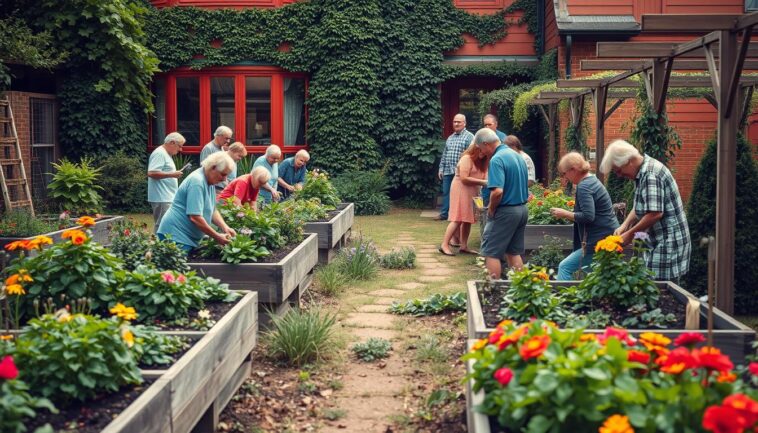 Gemeinschaftsgärten im Mehrgenerationenhaus nutzen
