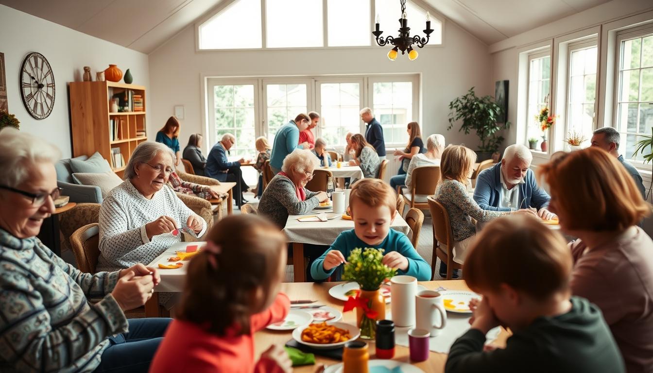 Generationenübergreifende Aktivitäten im Mehrgenerationenhaus