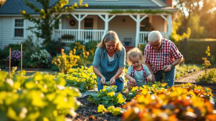 Gesundheitsförderung durch Gartenarbeit im Mehrgenerationenhaus