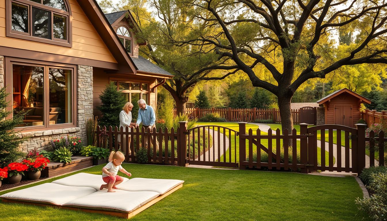 Haus und Garten im Mehrgenerationenhaus sicher machen