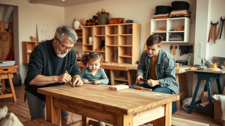 Heimwerken im Mehrgenerationenhaus: Projekte für alle