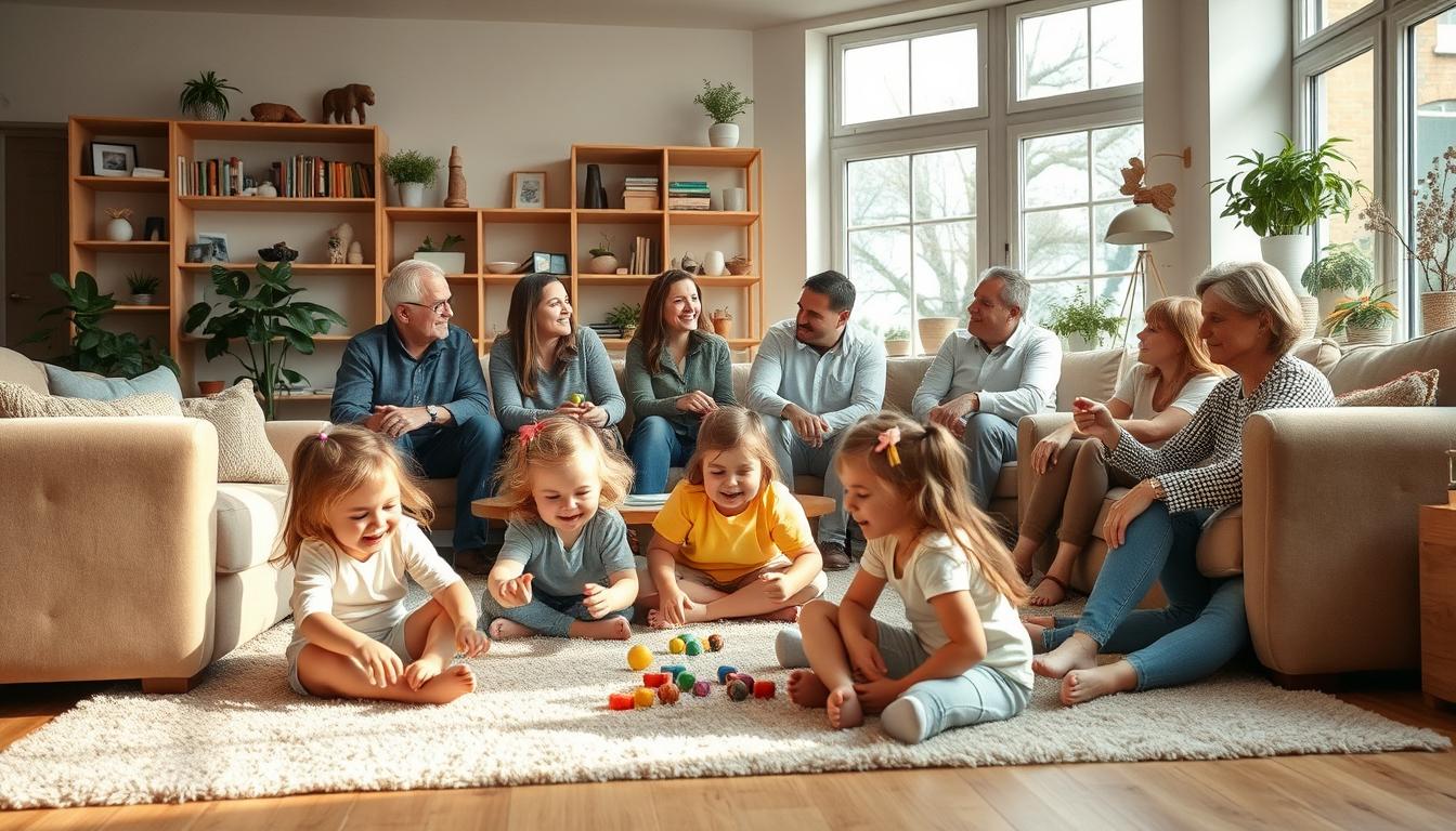 Junge Familien im Mehrgenerationenhaus
