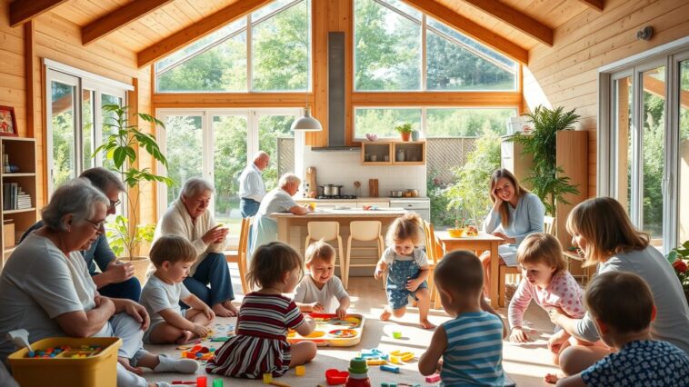 Kinderbetreuung im Mehrgenerationenhaus