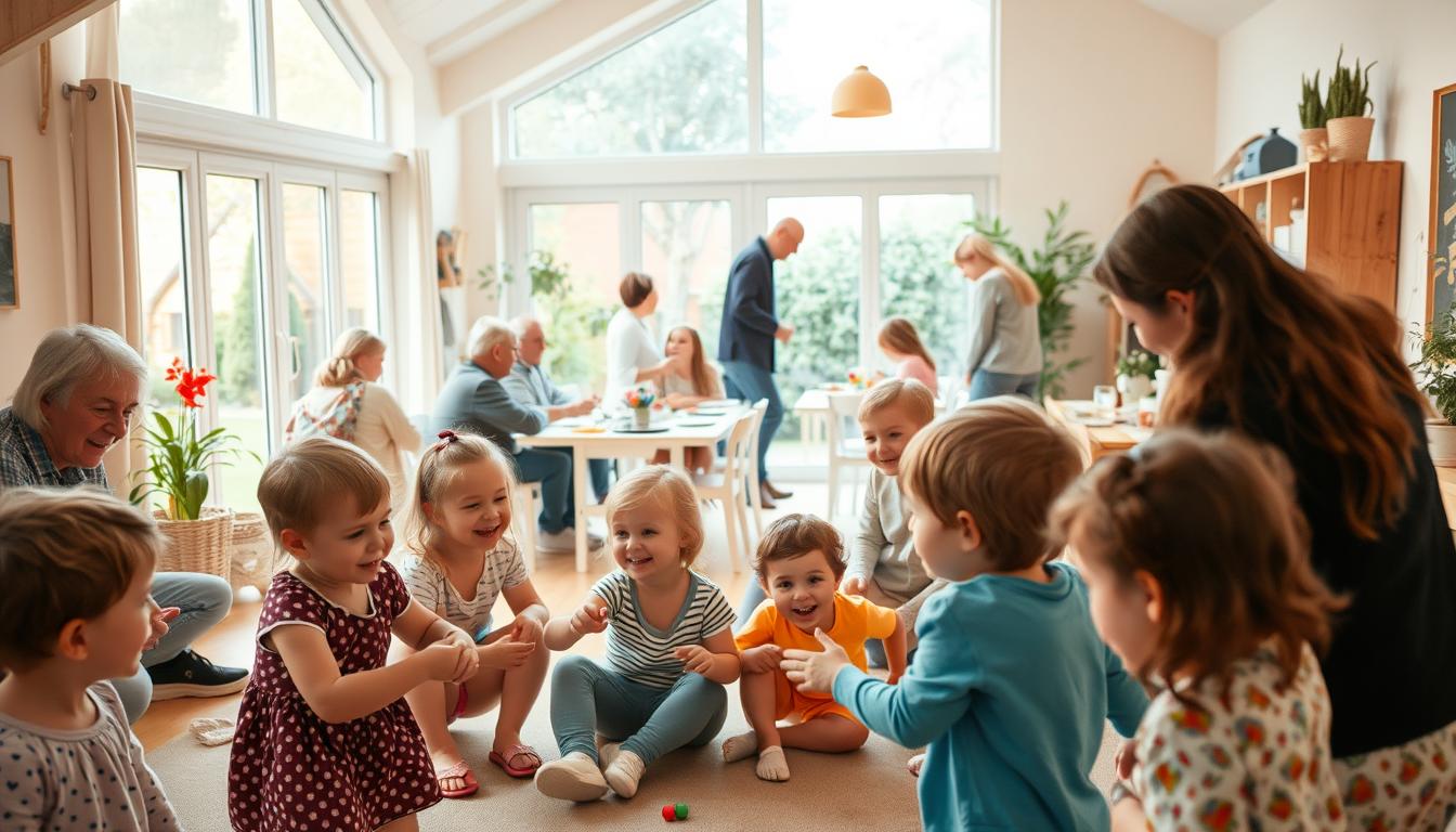 Kinderbetreuung im Mehrgenerationenhaus organisieren