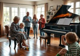 Musizieren und Spielen im Mehrgenerationenhaus