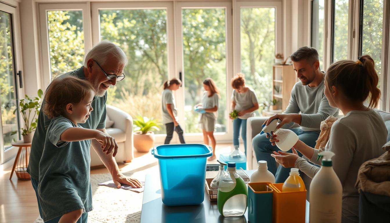 Nachhaltige Reinigung im Mehrgenerationenhaus