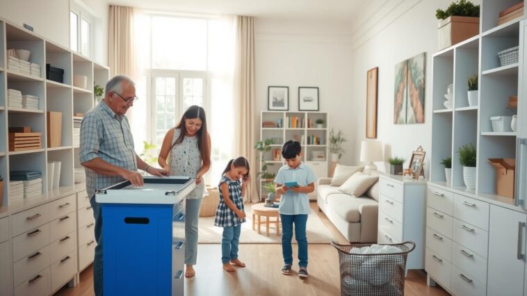 Ordnung im Mehrgenerationenhaus schaffen