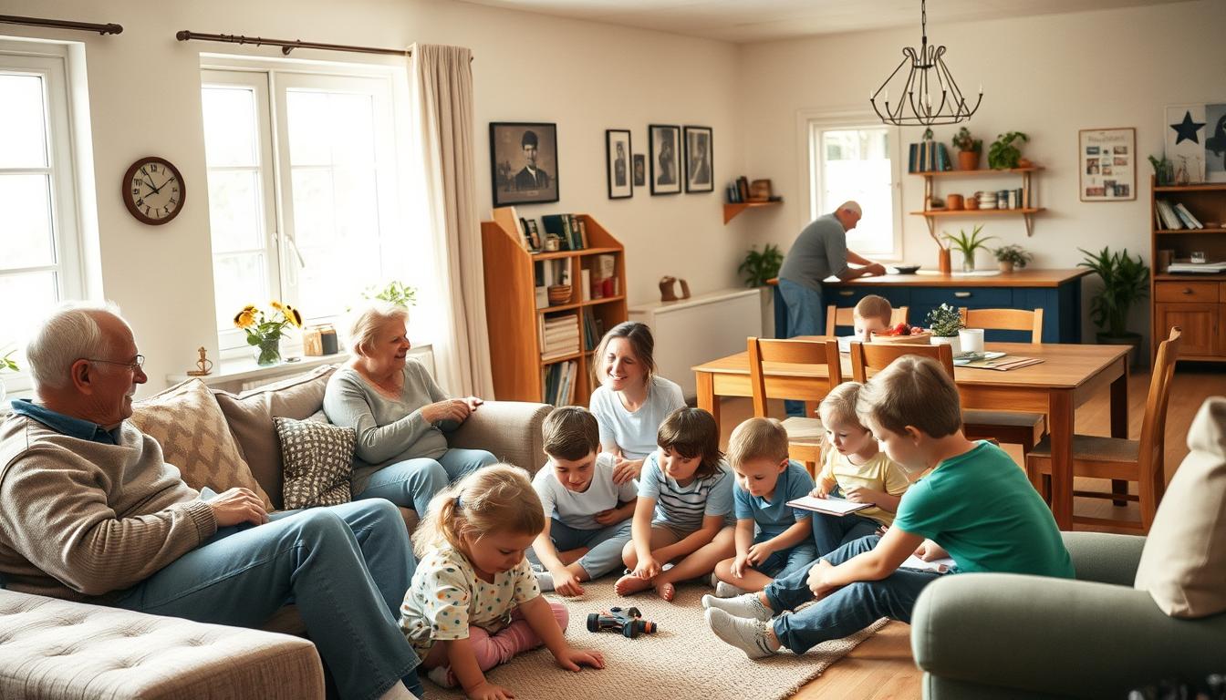 Rollenbilder in Familien im Mehrgenerationenhaus