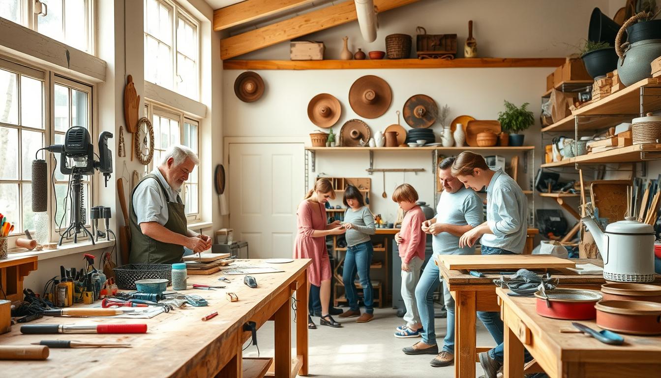 Werkstatt im Mehrgenerationenhaus einrichten