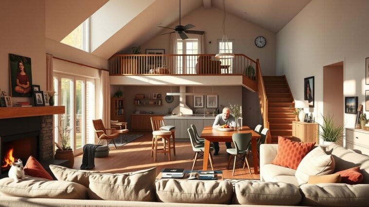 Wohnen auf mehreren Etagen im Mehrgenerationenhaus